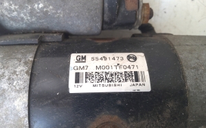 Opel Astra K (2015–2021) Starter 55491473 - 2