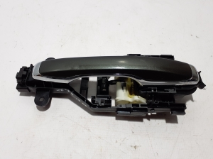 Front door external opening handle and its details