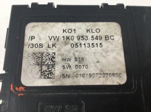 Volkswagen Golf V (2003–2009) Juhtplokk 1K0953549BC - 3