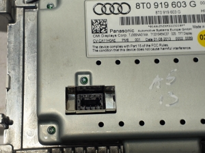 AUDI A5 (2007–2016) Ekraan 8T0919603G - 3
