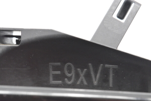 Front door external opening handle and its details - E9XVT