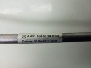Mercedes Benz GLK-Class 204 (2008–2015) Rohr A6611800320 - 2
