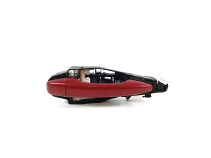   Front door external opening handle and its details  -  