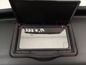 Citroen DS4 (2011–2018) Sun visor - 2