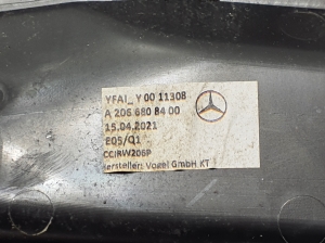 Mercedes Benz C-Class 206 (2021–2026) Dashboard trim A2066808400 - 3