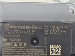 Mercedes Benz C-Class 206 (2021–2026) Turvapadja moodul A2069024004 - 2