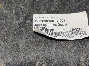 Mercedes Benz C-Class 206 (2021–2026) Trunk side trim panel A2066901401 - 3