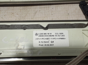 Mercedes Benz C-Class 206 (2021–2026) Inner sill trim A2066801801 - 2
