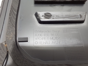 Mercedes Benz C-Class 206 (2021–2026) Veel üks katuse detail A2066501400 - 4
