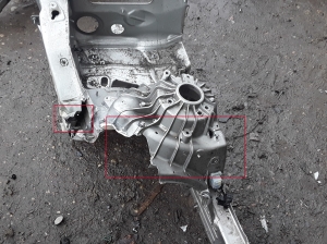 Mercedes Benz C-Class 206 (2021–2026) Eesmine tugijalg A2066208801 - 3