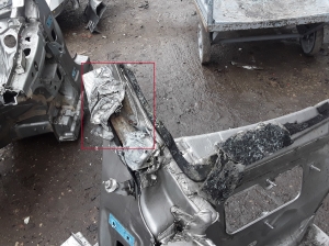 Mercedes Benz C-Class 206 (2021–2026) Eesmine tugijalg A2066208801 - 4