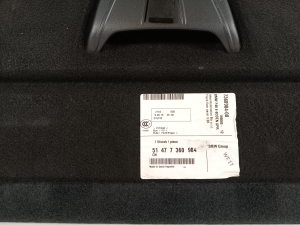 BMW 2 SERIES (F46) (2015–2026) Trunk carpet 7360984 - 4