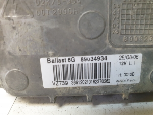 Opel Vectra C (2002–2008) Xenon headlight control unit 89034934 89032336 - 3