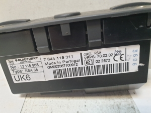 Opel Vectra C (2002–2008) Multimedia-Steuergerät 7643119311 - 2