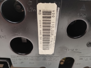 Mercedes Benz S-Class 140 (1991–1998) Näidikuplokk a1404405011 - 4