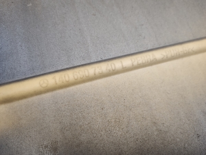 Mercedes Benz S-Class 140 (1991–1998) Tagumise küljeukse liist 1406907340 - 2