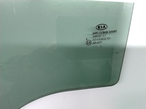 Kia Sportage (2010–2016) Aizmugurējo sānu durvju stikls 43R00351 - 3