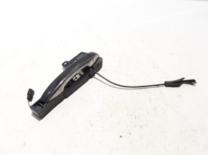   Front door external opening handle and its details  -  