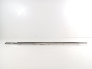   Front door strip to the glass exterior 