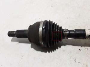 Land Rover Range Rover IV (2012–2026) Front drive shaft and its parts DPLA3N129AD - 3