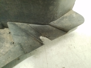   Rear part of the front fender 