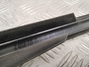 Mercedes Benz E-Class W212 (2009–2015) Rear side door outer window molding A2127350565 - 2