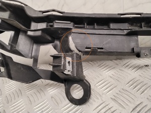 Mercedes Benz E-Class W213 (2017–2026) Front bumper inner frame A2138852500 - 4