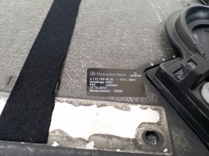 Mercedes Benz SLK-Class 172 (2011–2026) Hutablage A1727900035 - 4