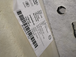 AUDI A8 D5 (2017–2026) Salongi põrandavaip 4N1863703D - 3