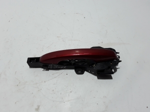 Front door external opening handle and its details - 