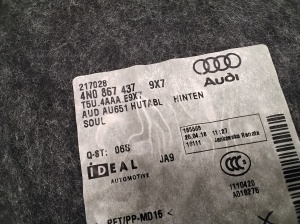AUDI A8 D5 (2017–2026) Trunk interior trim 4N0867437 - 3