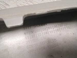 BMW X1 U11 (2022–2026) Front bumper lower spoiler 5A0DB81 - 5