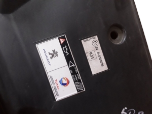 Peugeot 508 (2010–2017) Kapotialune kate 9666281980 - 2
