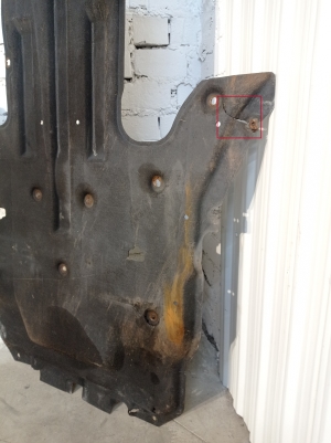 Jaguar XE (2015–2026) Front underbody protection GX636B629 - 4
