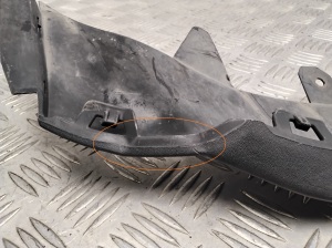 Mercedes Benz EQA H243 (2021–2026) Front bumper lower spoiler A2438853703 - 5