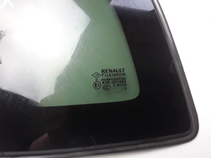 RENAULT Captur (2013–2019) Seitenscheibe hinten (Karosserie) 43R001595 - 2
