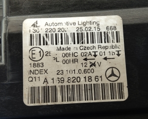 Mercedes Benz B-Class 245 (2005–2011) Scheinwerfer vorne A1698201861 - 2