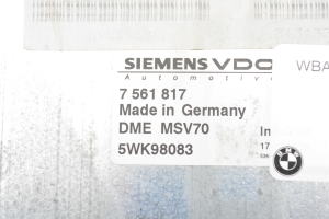 BMW 3 SERIES E90 (2004–2013) Motorsteuergerät 7561817 - 4