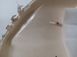 AUDI A7 (2010–2018) Tagumise toe sisekujundus 4G8867287 - 2
