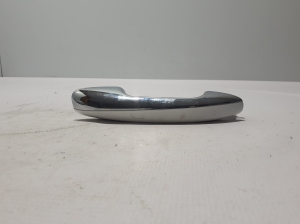   Front door external opening handle and its details  -  
