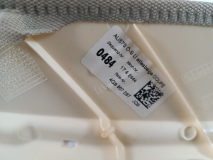 AUDI A7 (2010–2018) Tagumise toe sisekujundus 4G8867287 - 2