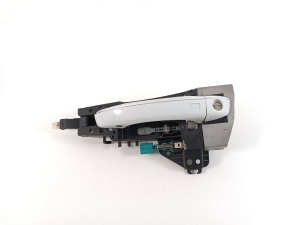Front door external opening handle and its details