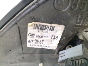 Opel Vectra C (2002–2008) Außenspiegel und seine Teile 352128 24436151 - 5