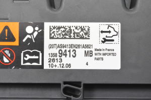 Opel Astra J (2009–2017) Airbag module 13589413 - 2