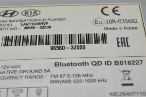 Hyundai i40 (2011–2026) Audio, video, navigation 965603Z000 - 3