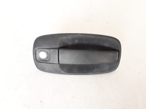   Front door external opening handle and its details 