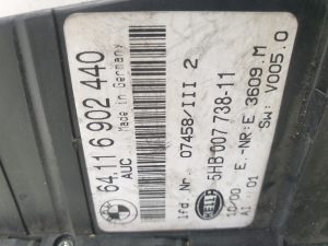BMW 3 SERIES E46 (1998–2007) Heater control panel 64116902440 - 4