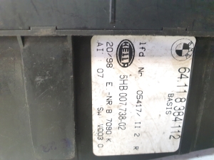BMW 3 SERIES E46 (1998–2007) Heater control panel 64118384112 - 3