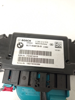 BMW 1 SERIES F20 (2010–2026) Airbag module 9348726 - 3