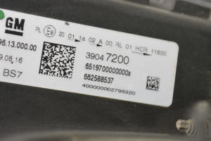 Opel Astra K (2015–2021) Scheinwerfer vorne 39047200 - 5